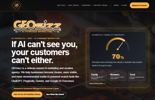 GEOsizz Website